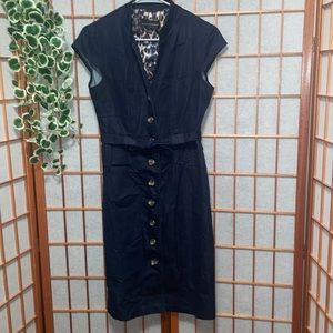 Connected button down dress